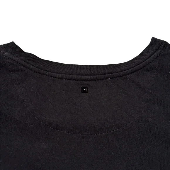 Valentino MoonLover Print Black T-shirt Women’s Size XS - Picture 4 of 6